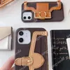 modne luksusowe etui na telefony dla iphone 14 14pro 14plus 13 13pro 12 12pro max 11 11pro xs xr xsmax 7/8 plus projektant skórzane etui na karty portfel etui na telefon komórkowy ze smyczą