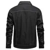 Taille S-5xl Spring and Automn Style Boutique Pure Cotton Fashion Blue Black Mens Casual Denim Jacket Slim Cowboy Coat