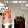 Vinglasglaset Tea Cup Coffee Pots Creative Droplet Shape Glass Cold Drink Dining
