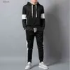 Casual Tracksuit conjunto homens moda 2021 corredor esportes esportes sportswear terns primavera outono dois peças hoodies calças definir macho suor ter suado1