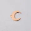 Semitree 5 stks Rvs Ox Horn Charms Crescent Moon Ketting Hanger Voor DIY Sieraden Maken Handgemaakte Benodigdheden Accessoires 1486 V2