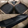 Läderbilsäte Kudde Set Auto Cover Protector Bak Bänkskydd Universal Fit för lastbil Van SUV -varor Covers2518256