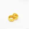 Boucles d'oreilles Hugge Huggie sculptées de 6 mm d'épaisseur 18K Jaune Gold Rempli Bijoux de bijoux de mode