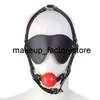 Massagem Silicone GAG ​​Bola BDSM Bondage restrações abertas boca respirável hirness hirness cinta brinquedo para mulheres acessórios