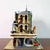 K125 K126 K127 Stad Straat Apocalypse Downtown Diner Restaurant 40173 Bouwstenen Bricks 2392PCS Cadeau voor Speelgoed R230913