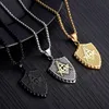 Collane a sospensione che vendono Personalità in acciaio in titanio Men039s Collana Masonic Accessori esagerati 4718823