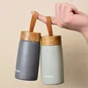 Insulated Coffee Cup 304 Ze Stali Nierdzewnej Tubler Thermos Thermos Water Flask Mini Butelka Portable Travel Thermal Cup 210615