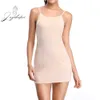 Joyshaper femmes complet glisse sous la robe sans couture Cami Camisole respirant réglable sous-vêtement amincissant corps Shaper Shapewear