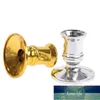 2 PCS Candlestick Candlestick Voces Voces Titular para Velas Falsificadas Decoração de Festa de Natal para Casamento Prata / Ouro Preço de Fábrica Especialista Qualidade