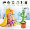 Lovely Dancing Cactus Talking Sing Sound Record Repeat Kawaii Cactus Toys For Children Christmas Gifts Home Office Decoration 21107373610
