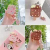 Custodie 3D Cute Cartoon Chocolate Ice Cream Auricolari Cover protettiva per Apple Airpods 1 2 Auricolari Bluetooth Pro Custodia in silicone per tutto il corpo