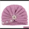 Berretti Cappelli Accessori Baby Kids Maternità Drop Delivery 2021 Vendita per bambini in pura lana lavorata a maglia Pullover per bambini Cappello caldo Yoxj5