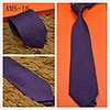 Mens Ties 7.5 cm Silk NeckTies letter & Striped Tie for Men Formal Business Wedding Party Gravatas with box