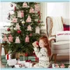 家のクリスマスツリーの装飾品クリスマスの贈り物のためのAdvent Calendarの飾り菓子のカレンダーのメリーデコレーション201127
