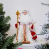 Рождество Санта-Клаус Электрические куклы Игрушечные украшения с музыкой Танцевальная подарок на день рождения для детей год Navidad Home Ornaments 211018