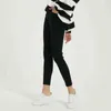 Wixra slanke potlood jeans broek Alle basis match elastische taille enkel-lengte basic skinny denim broek lente herfst 211124