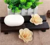 Soap Dish for Shower Wood Bath Holder Kitchen Bathroom Sink Bathtub Wooden Saver Hand Face Shampoo Bar XB1