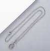 Fashion Couple Chain Necklace Creative Pattern Retro Chain Necklace High Quality 925 Silver Plated Material Pendant Jewelry Supply235z