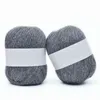 1pc 50g / st Fluffy Long Mink Wool Garn Hair Cashmere Garn Handvävd Scarf Hat Garn Virka Garn Anti-Static VS006 Y211129
