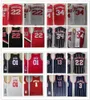 1993-94 Retro Man Hakeem Olajuwon 34 Clyde Drexler 22 Basketbal Jerseys 2004-05 Tracy 1 McGrady Cactus 01 Jack Shirts 02-03 YAO Ming 11 Mesh Navy Stripe Red White