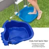 Accessori per piscine Lavare il bacino portatile Piscina Plastic Potsbath per Spa Bath Textured Foot Bath
