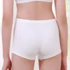 Culotte YourSeason 1 pcs Au Détail Adolescente Blanc Shorts Boxer Respirant Coton Fleur Imprimé Slip Doux Culotte Pour Les Filles