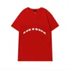 Designer Mens T Shirt Coppia Hip Hop Tee High Street Pelle Ricamo Casual Maniche corte Asian Size