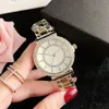 Orologi di marca Orologio da polso al quarzo con cinturino in acciaio in metallo stile diamante da donna Lady Girl FO17