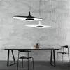 Hängsmycke Lampor Moderna Simple Lights Luceplan Soleil Noir Suspension Lampa För Vardagsrum Dekoration Sovrum Kläder Store LED Belysning