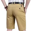 Zomerwagen Korte mannen Casual katoen recht middellange taistische knie lengte heren shorts shorts plus maat 30-44 Bermuda masculina