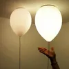 Enfants modernes led plafonniers pour salon chambre chevet étude allée lumière ballons blancs lampe en verre