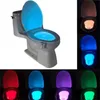 Luce notturna per bagno Lampada LED per toilette Retroilluminazione attivata dal movimento umano automatico intelligente per le luci dei bagni