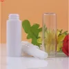 10 Stück Augencreme-Stiftflasche, Airless-Pumpflaschen, weiße Vakuumröhre, Abstrich-Massagekopf, Mini-Probenbehälter, 5 ml, 10 ml, leere Menge