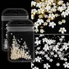 2gBag 3D fleur rose Nail Art bijoux taille mixte boule en acier fournitures pour accessoires professionnels bricolage manucure Design2556079