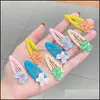 Hair Aessories Baby, Kids & Maternity 1Pair Girls Cute Candy Color Cartoon Butterfly Clips Sweet Hairpin Side Barrette Headband Fashion Drop