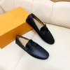 Designer majoob loafers kalv läder arizona skor män blake konstruktion kanfas gummi botten silve-färg metall rs klänning sko med låda 306