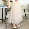 Girls TuTu Skirts Long Fluffy Teenager Skirt Kids Ball Gown Soft Pettiskirts Teen Girl Princess Dance Party Clothes 3-12Y 210629