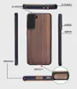 Ausgezeichnete Holz Handyhüllen Bambus Hülle für Samsung Galaxy S21 PLUS S22 Mobile Handy Holzhülle6805319