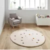 Morandi Style rond ciel étoilé tapis zone mode maison salon décoration pour enfants 211204