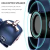 Rétro Hélicoptère Portable Sans Fil Bluetooth Haut-Parleur Multifonction Avion Modélisation Barre de Son avec Micro Intégré pour Téléphone Portable Voiture Audio Voiture