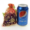 Red Bronzing Organza Jewelry Gift Bags Packaging Bag For Jewelry Small Drawstring Pouches 9x12cm 100pcs/lot Wholesale