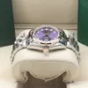 2021 Diamond dial color women's watch 31mm sapphire glass oyste Intermediate gold strap Waterproof automatic machinery295H