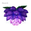 Fleurs de mariage Modèle de ballon de plante succulente gonflable 2m/3m éclairage Air Blow Up fleur de floraison artificielle pour la décoration de club et de concert