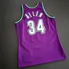 001Rare Basketbal Jersey Mannen Jeugd Dames Vintage Ray Allen Mitchell Ness 2000 2001 Middelbare school Size S-5XL Custom Elke naam of nummer