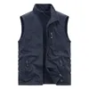 Men's Vests 2021 Winter Warm Vest Spring Autumn Fashion Casual Sleeveless Fleece Jacket Male Brand Waistcoat Plus Velvet