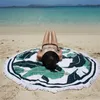 Sexy Bikini Cover-Ups Bohemian Impresso Fringed Cobertor Boho Verde Algodão Beachwear Mulheres Plus Size Swim Suit Cobertura Up G15 210420