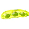 Fidget Brinquedos Antistress Squeeze Edamame Keychain aliviar o estresse brinquedo aperto feijão emoção de superfície 7 * 2 * 1.5cm