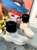 Winter High Top Socks Snow Boots Martin Australien Kvinnors Cowboy Bo Ots Chausson Skor Kvinnor Stor 35-40,