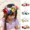 Hair Accessories Pretty Kids Girls Baby Toddler Infant Flower Headband Stretch Hairband Headwear Solid Lovely Band W514