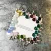 Classics 23 Colors Crystal Candy Water Druppels Stijl Oorbellen 3 Gouden Kleur Drop Earring voor Vrouwen Gift Mode-sieraden (DJ1159) 200922